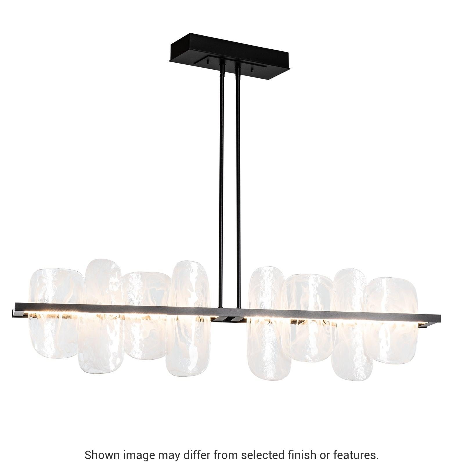 Vitre Large Linear LED Pendant - White by Hubbardton Forge