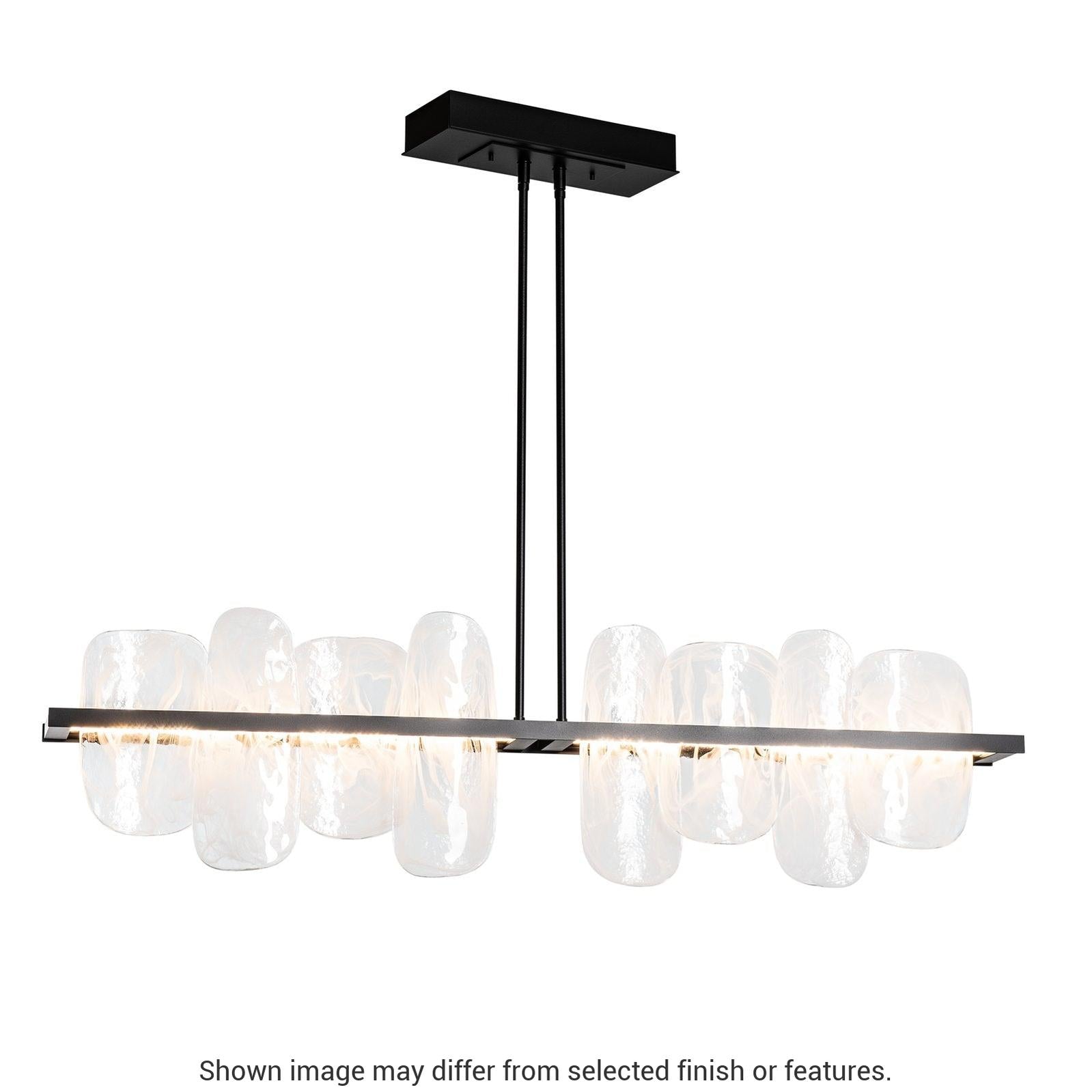 Vitre Large Linear LED Pendant - White by Hubbardton Forge