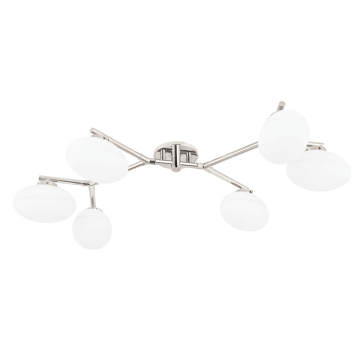 Wagner Semi Flush - 6-Light - Polished Nickel by Hudson Valley Lighting