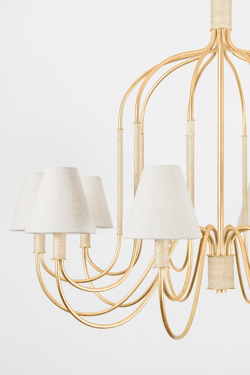 Warrensburg 10-Light Chandelier by Hudson Valley Lighting