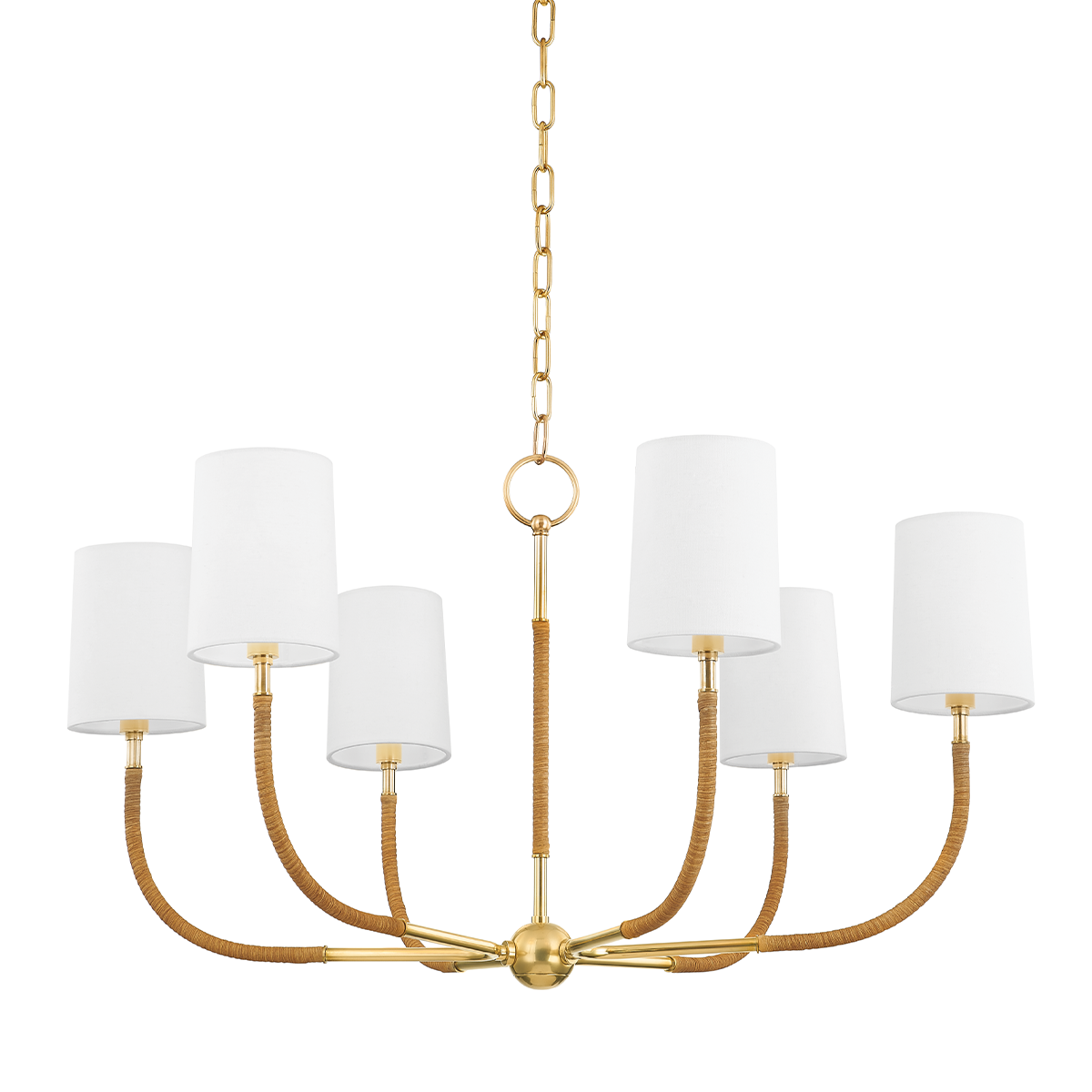 Webson Chandelier - Aged Brass by Hudson Valley Lighting