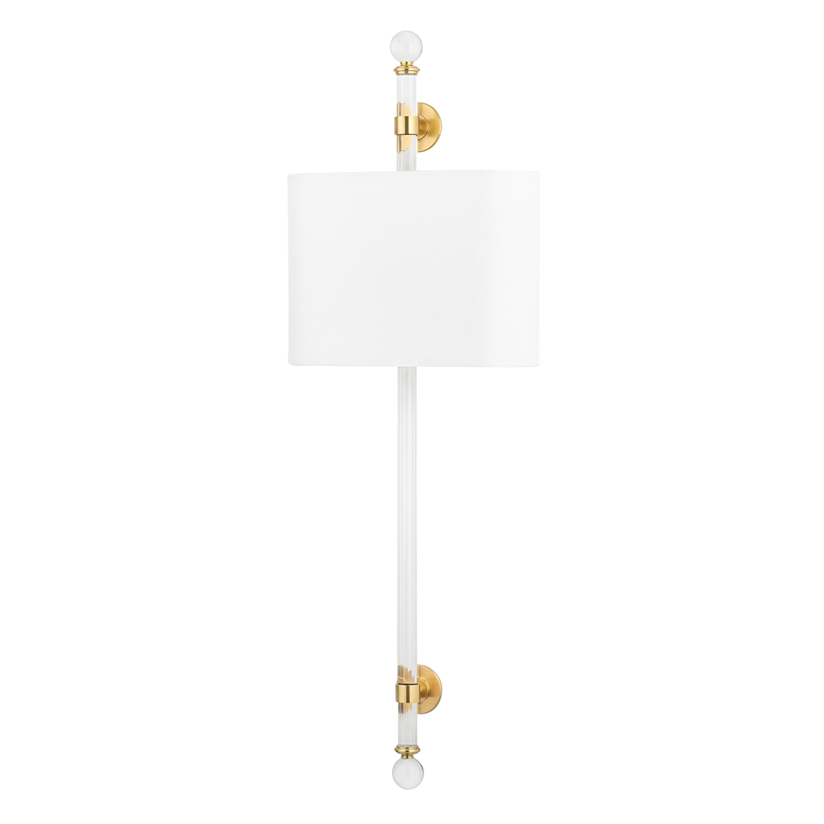 Wertham Wall Sconce - Aged Brass by Hudson Valley Lighting
