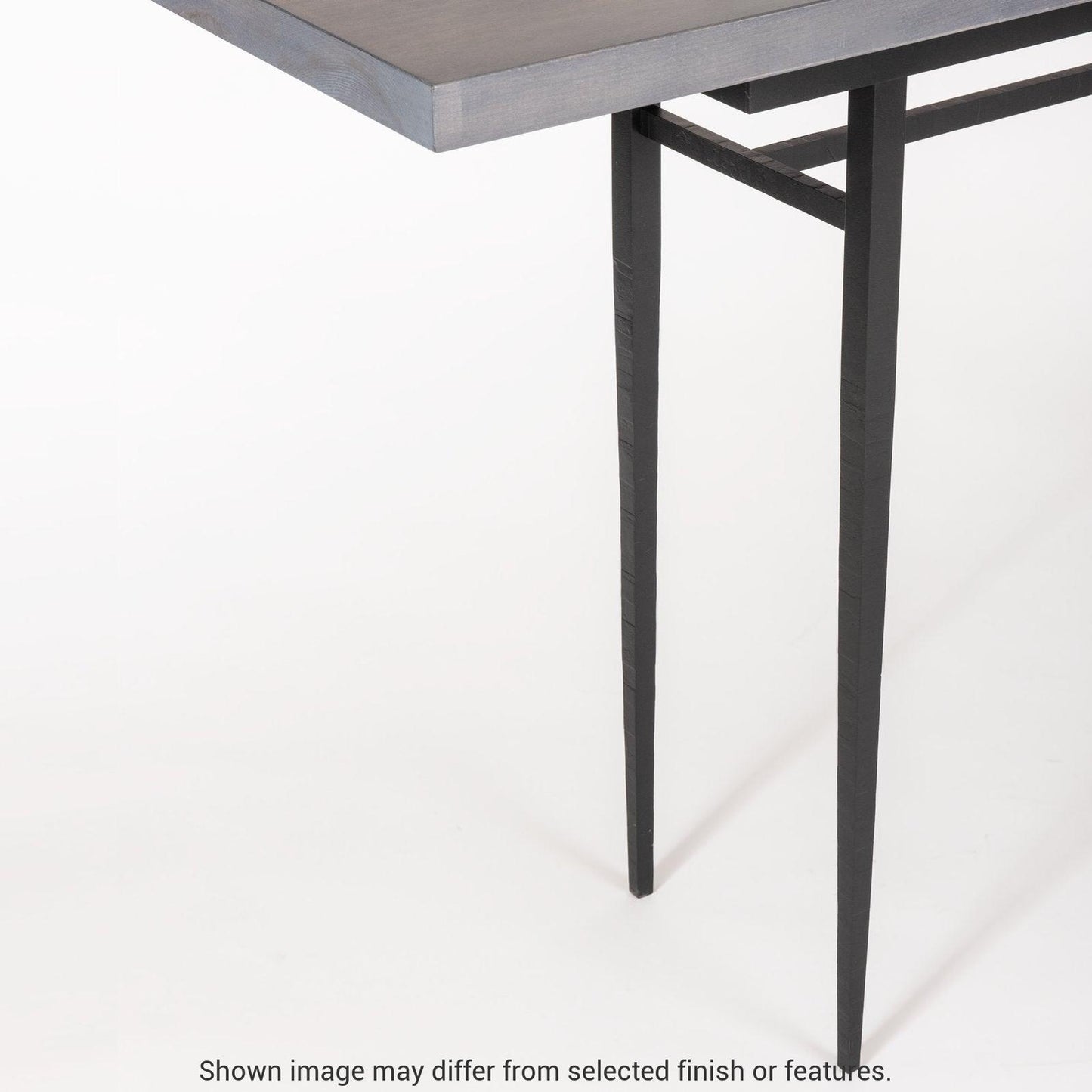 Wick 60" Console Table - Ink - Maple Natural Wood Top Accent by Hubbardton Forge