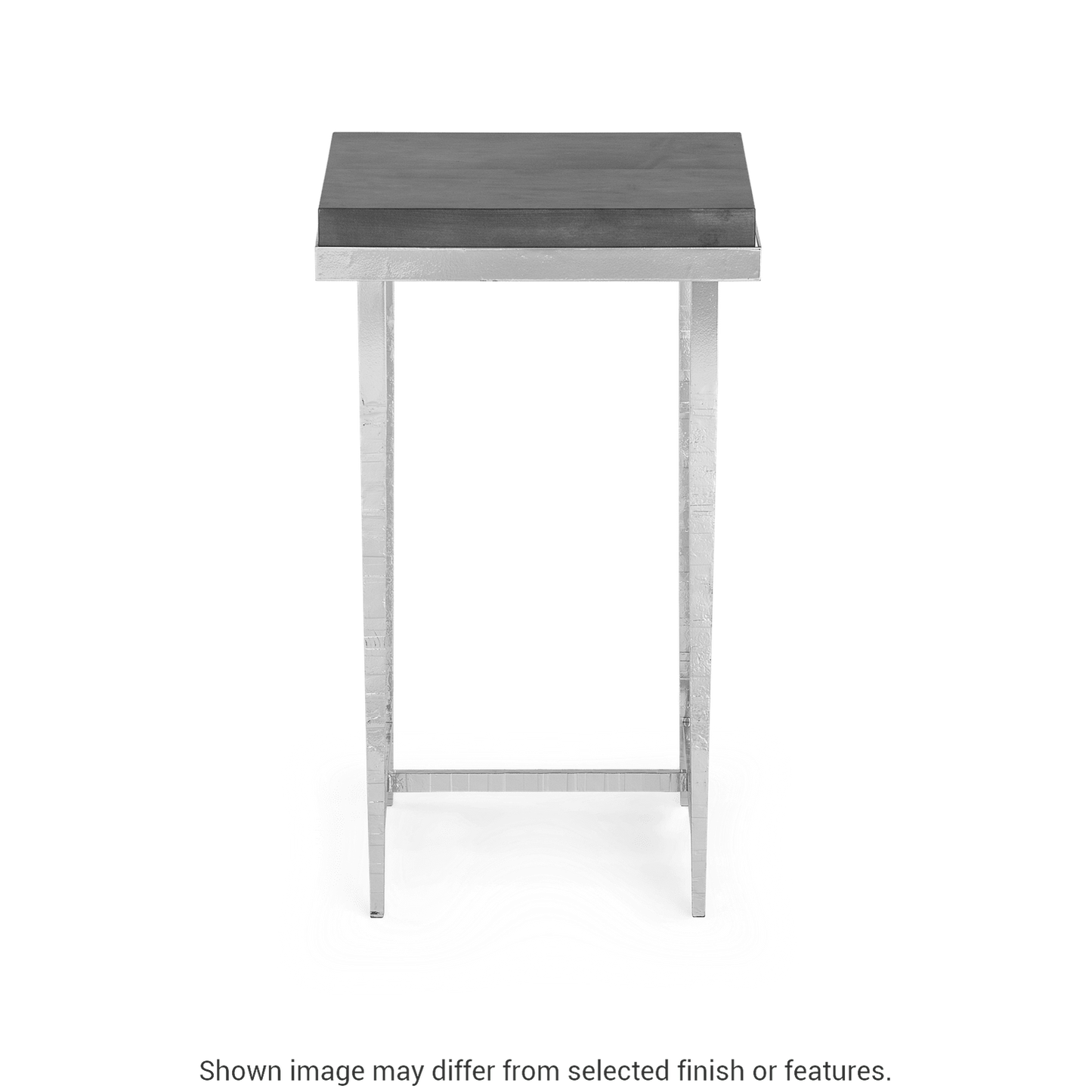 Wick Side Table - White - Maple Natural Wood Top Accent by Hubbardton Forge