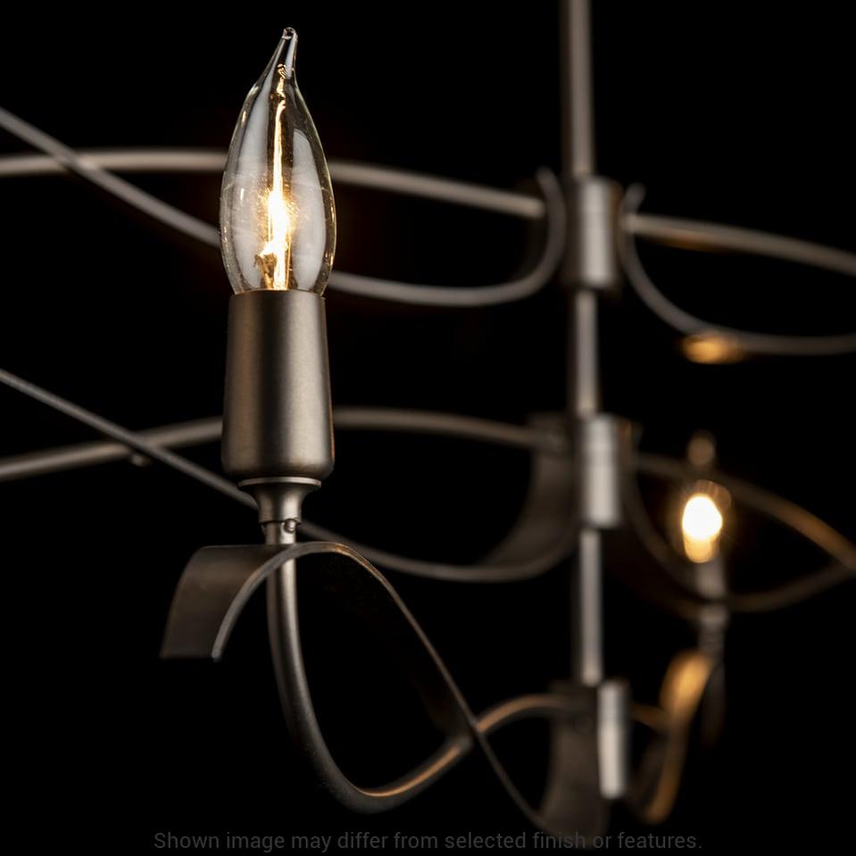 Willow 6-Light Large Chandelier - White by Hubbardton Forge