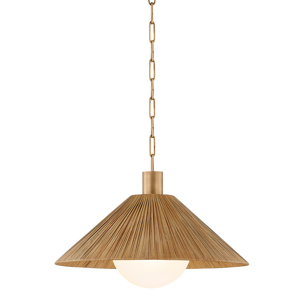 Woodside Pendant - 1-Light - Patina Brass - Troy Lighting F1422-PBR