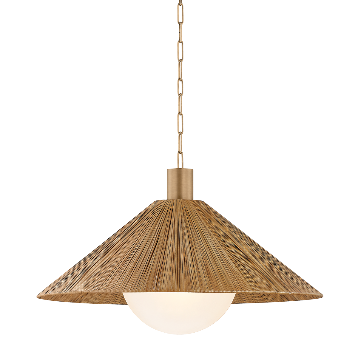 Woodside Pendant - 1-Light - Patina Brass - Troy Lighting F1432-PBR