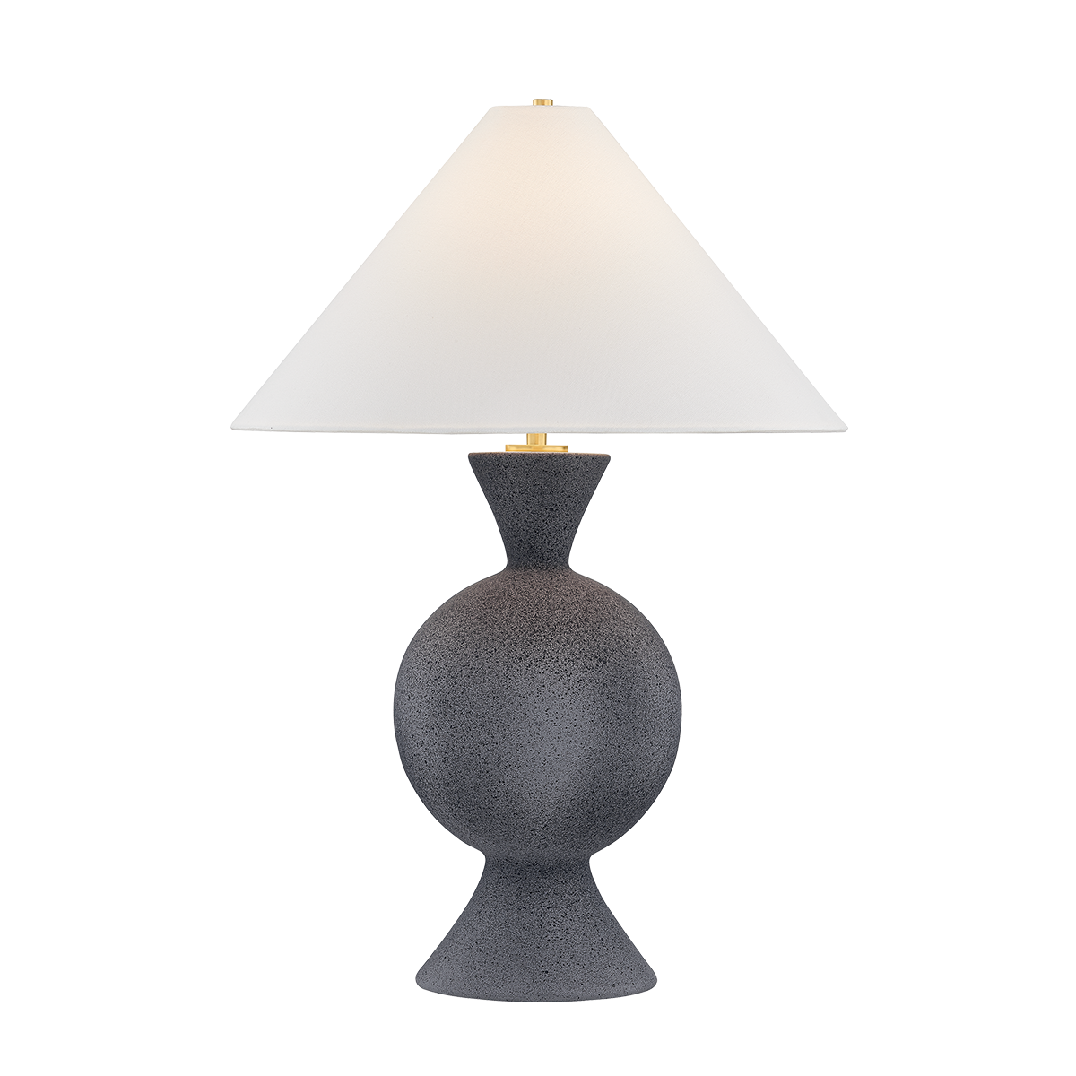 Zadeh Table Lamp - Aged Brass/Ceramic Pale Midnight - Mitzi HL986201-AGB/CPM