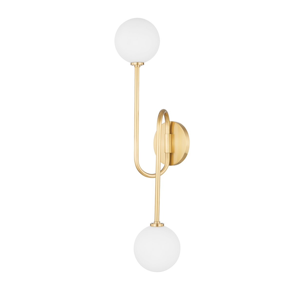 Zani Wall Sconce - 2-Light - Aged Brass - Mitzi H655102A-AGB