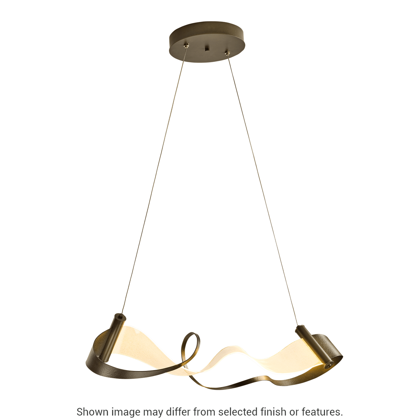 Zephyr LED Pendant - White by Hubbardton Forge