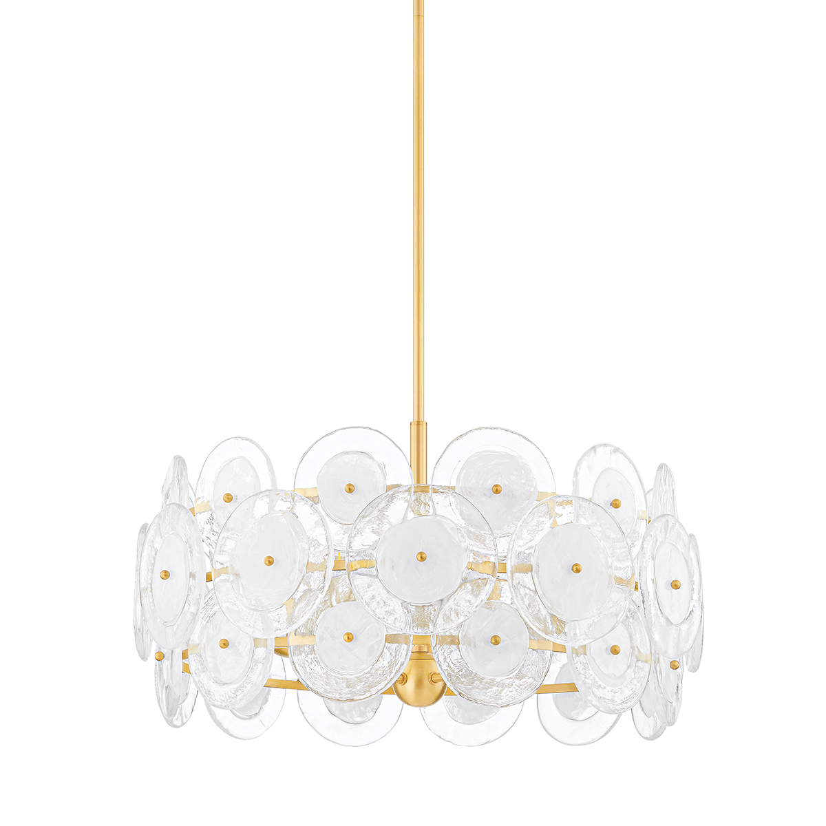 Zoella Chandelier - 5-Light - Aged Brass - Mitzi H810705-AGB