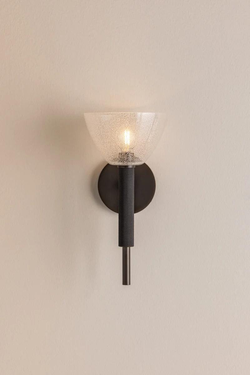 Caraway by Mitzi: A Modern Wall Sconce with Silver Mesh Sparkle