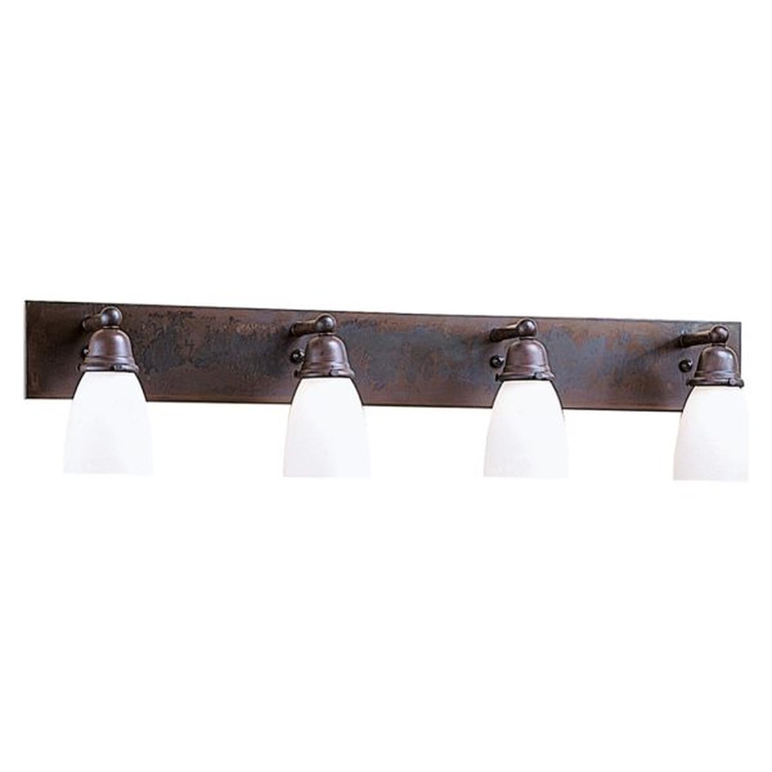 Arroyo Craftsman vanity lights collection featuring handcrafted bathroom fixtures with Arts and Crafts styling, designed to provide balanced illumination around mirrors and vanities