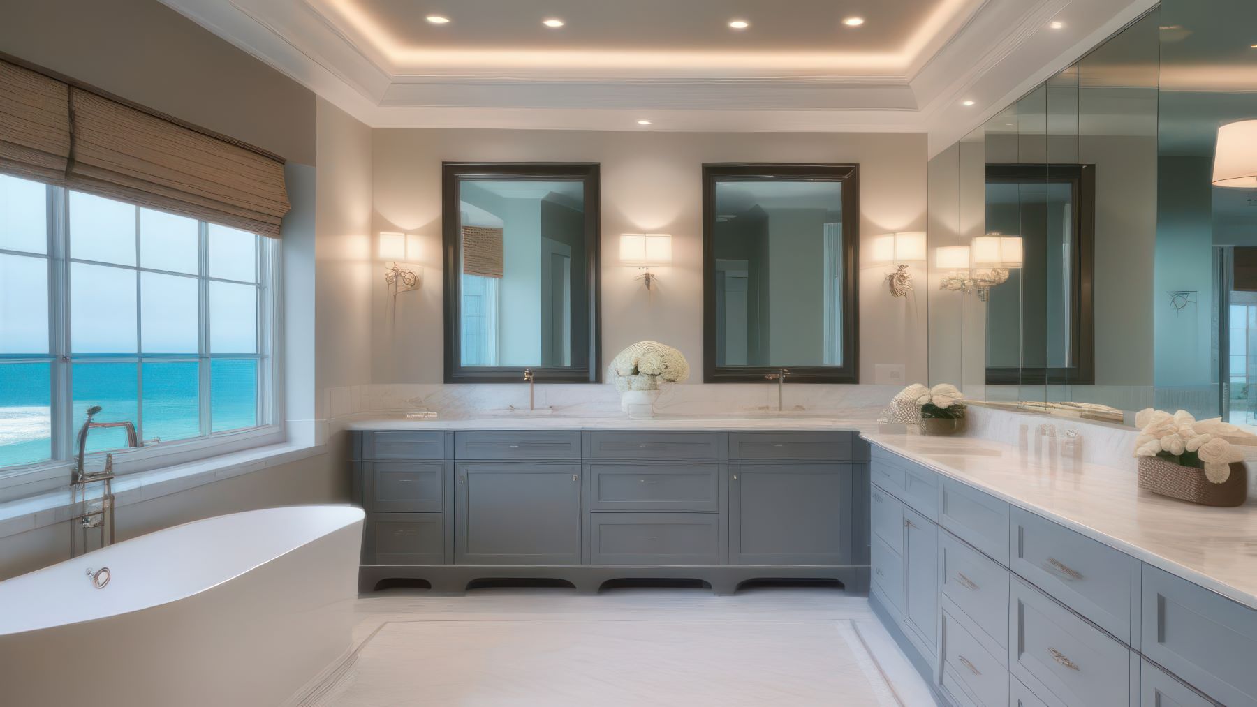 Elegant bathroom lighting – perfect for vanities and mirrors.