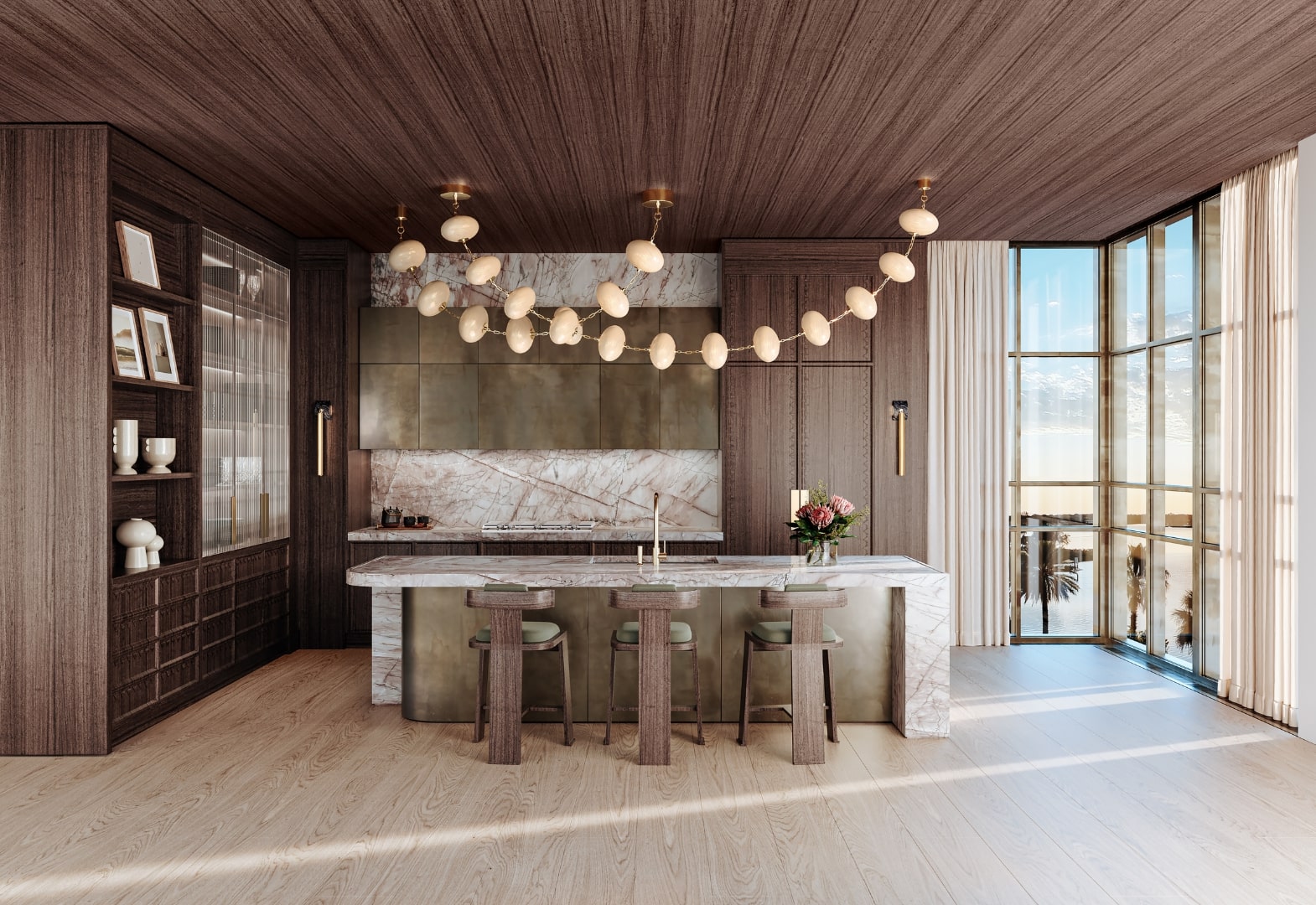 Corbett Lighting – luxury light fixtures with artistic designs.