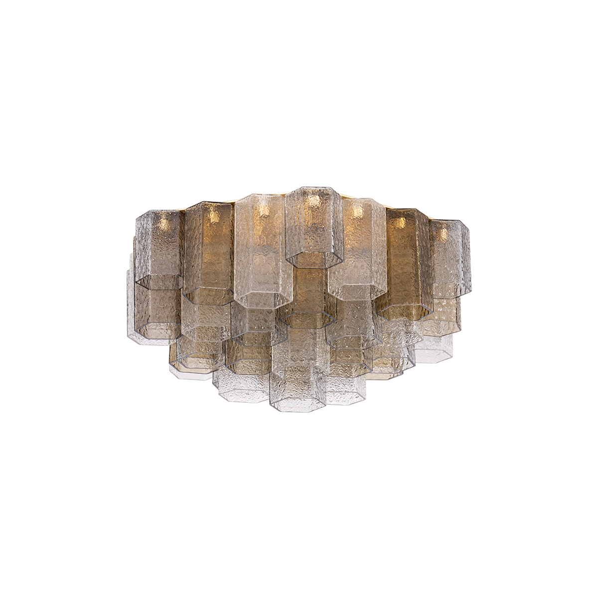 Corbett Lighting semi-flush mount lights collection showcasing statement ceiling fixtures with artistic flair, perfect for hallways, bedrooms, and living rooms