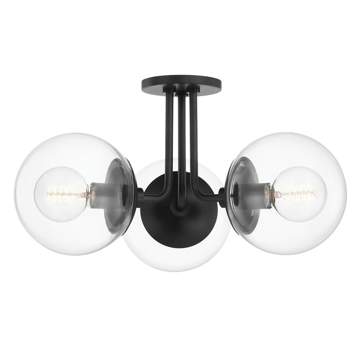 Mitzi Lighting semi-flush mount lights collection showcasing unique ceiling fixtures that combine modern style with practical illumination for foyers, bedrooms, and hallways