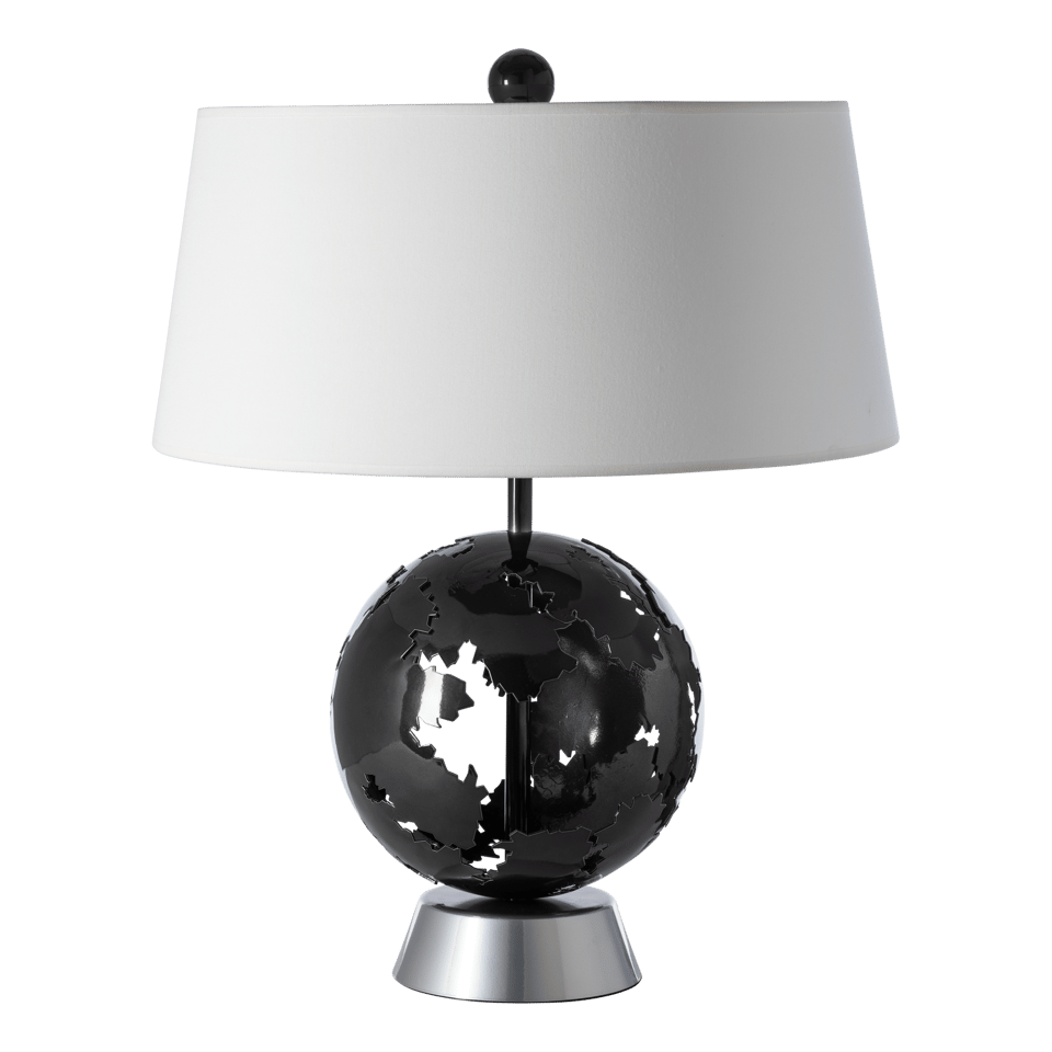 Hubbardton Forge table lamps offering hand-forged bases and elegant shades.