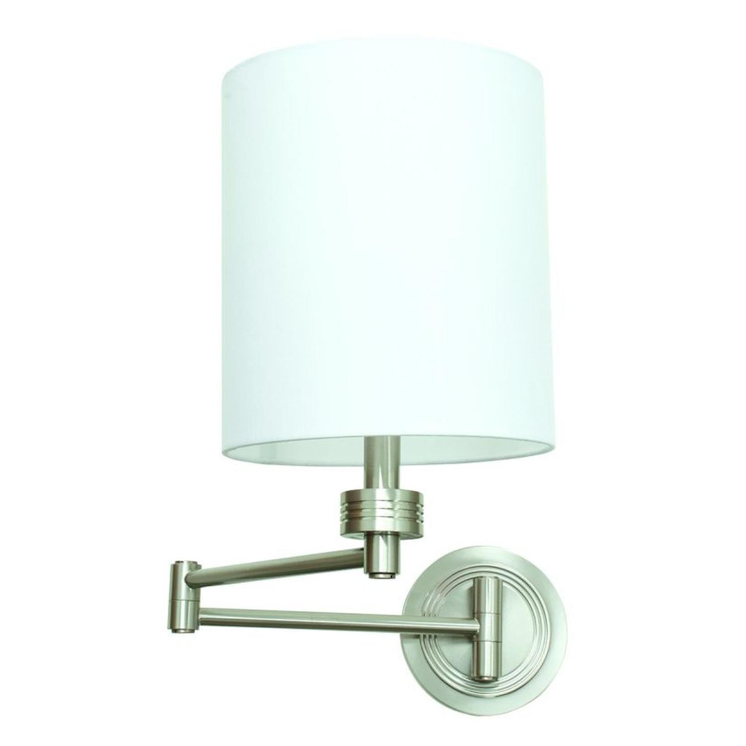 Nickel, Chrome & Silver Wall Lamps