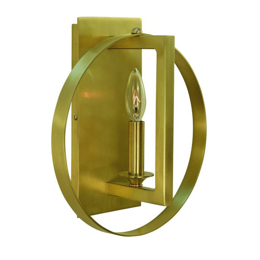 1-Light Brushed Brass Olivia Bath Sconce - 5861 BR by Framburg