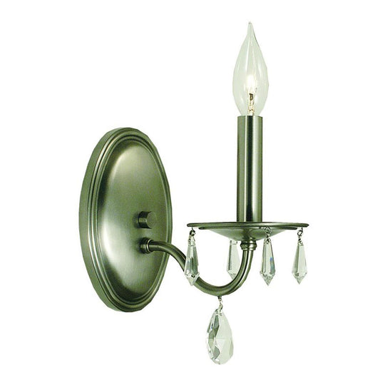 1-Light Brushed Nickel Liebestraum Sconce - 2981 BN by Framburg