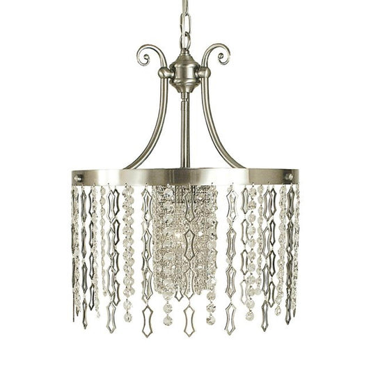 1-Light Brushed Nickel Penelope Dining Chandelier - 2954 BN by Framburg
