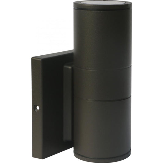 1 Light - LED Small Up or Down Sconce - 10W - 3000K - Bronze Finish 120-277V - Satco 62-1139