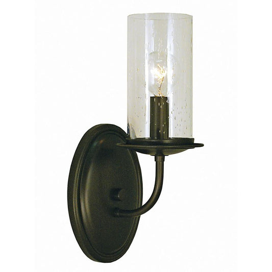 1-Light Mahogany Bronze Compass Sconce - 1041 MB by Framburg