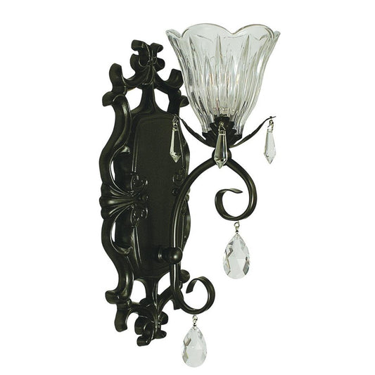 1-Light Mahogany Bronze Liebestraum Sconce - 2961 MB by Framburg