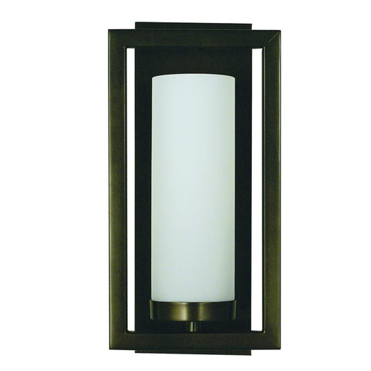 1-Light Mahogany Bronze Theorem Sconce - 1197 MB by Framburg