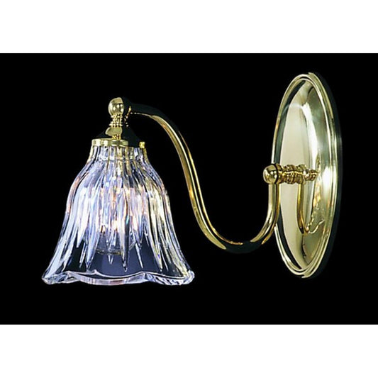 1-Light Polished Brass Geneva Sconce - 8171 PB by Framburg