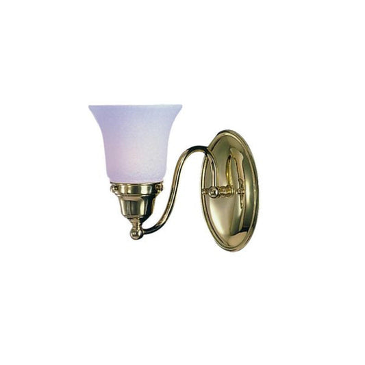 1-Light Polished Brass Magnolia Sconce - 8411 PB by Framburg