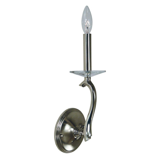 1-Light Polished Nickel Allena Sconce - 3091 PN by Framburg