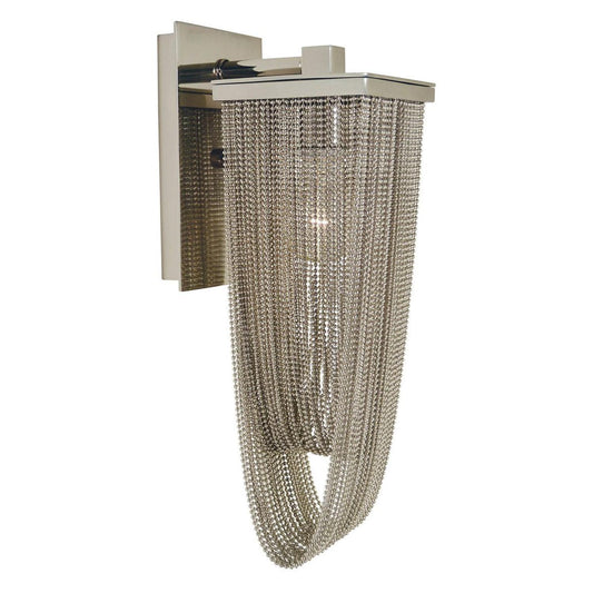 1-Light Polished Nickel Genesis Sconce - 4631 PN by Framburg