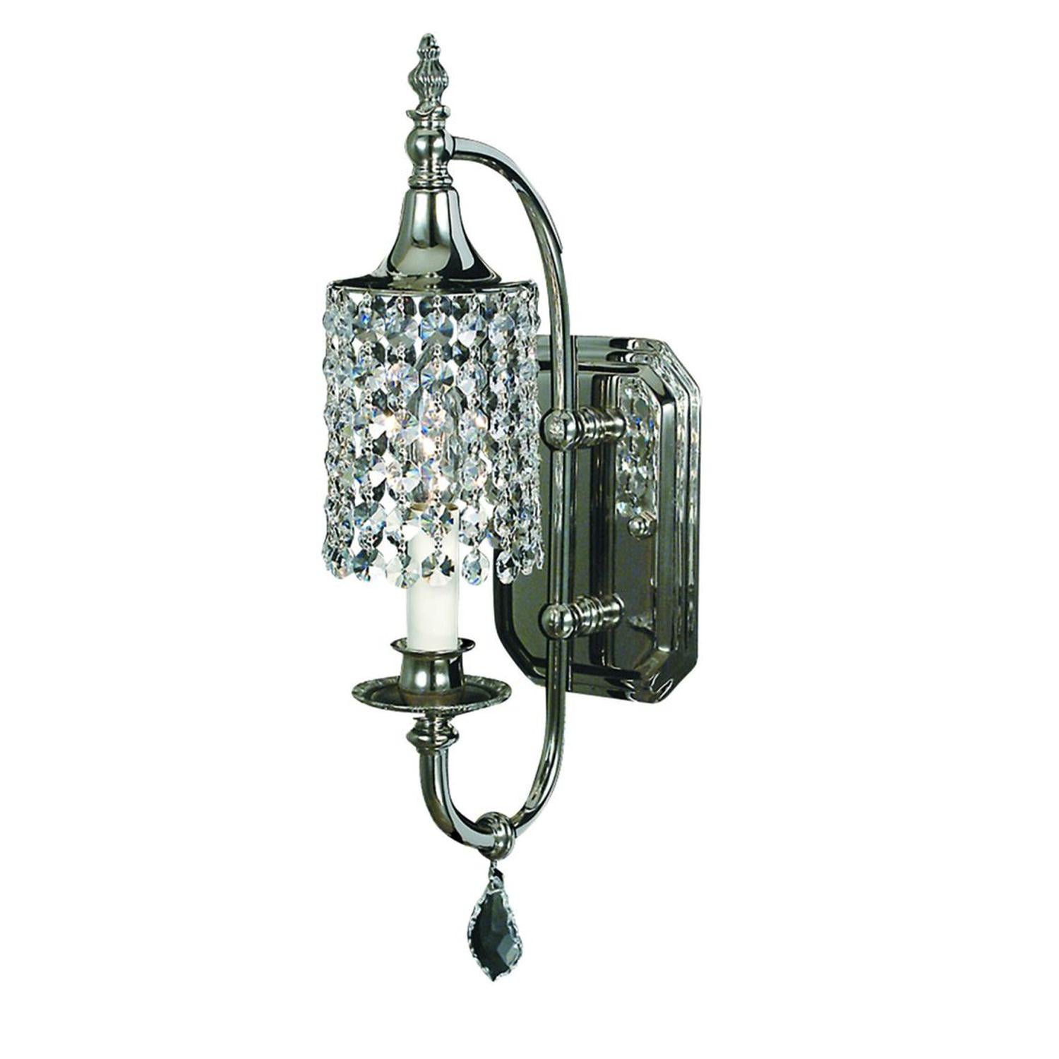 1-Light Polished Silver Princessa Sconce - 2041 PS by Framburg