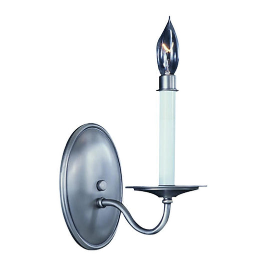 1-Light Satin Pewter Jamestown Sconce - 7911 SP by Framburg