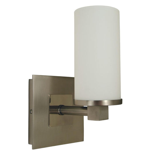 1-Light Satin Pewter/Polished Nickel Mercer Sconce - 4731 SP/PN by Framburg