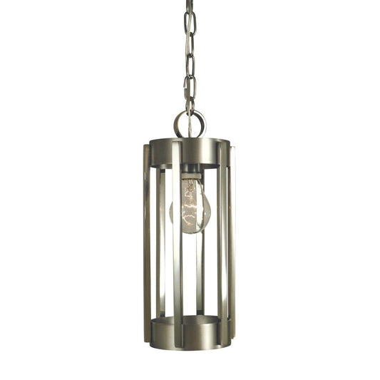 1-Light Satin Pewter/Polished Nickel Pantheon Pendant - 4661 SP/PN by Framburg