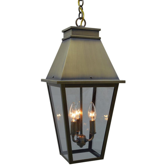 10″ Croydon Pendant - CRH-10CLR-AB - Antique Brass by Arroyo Craftsman