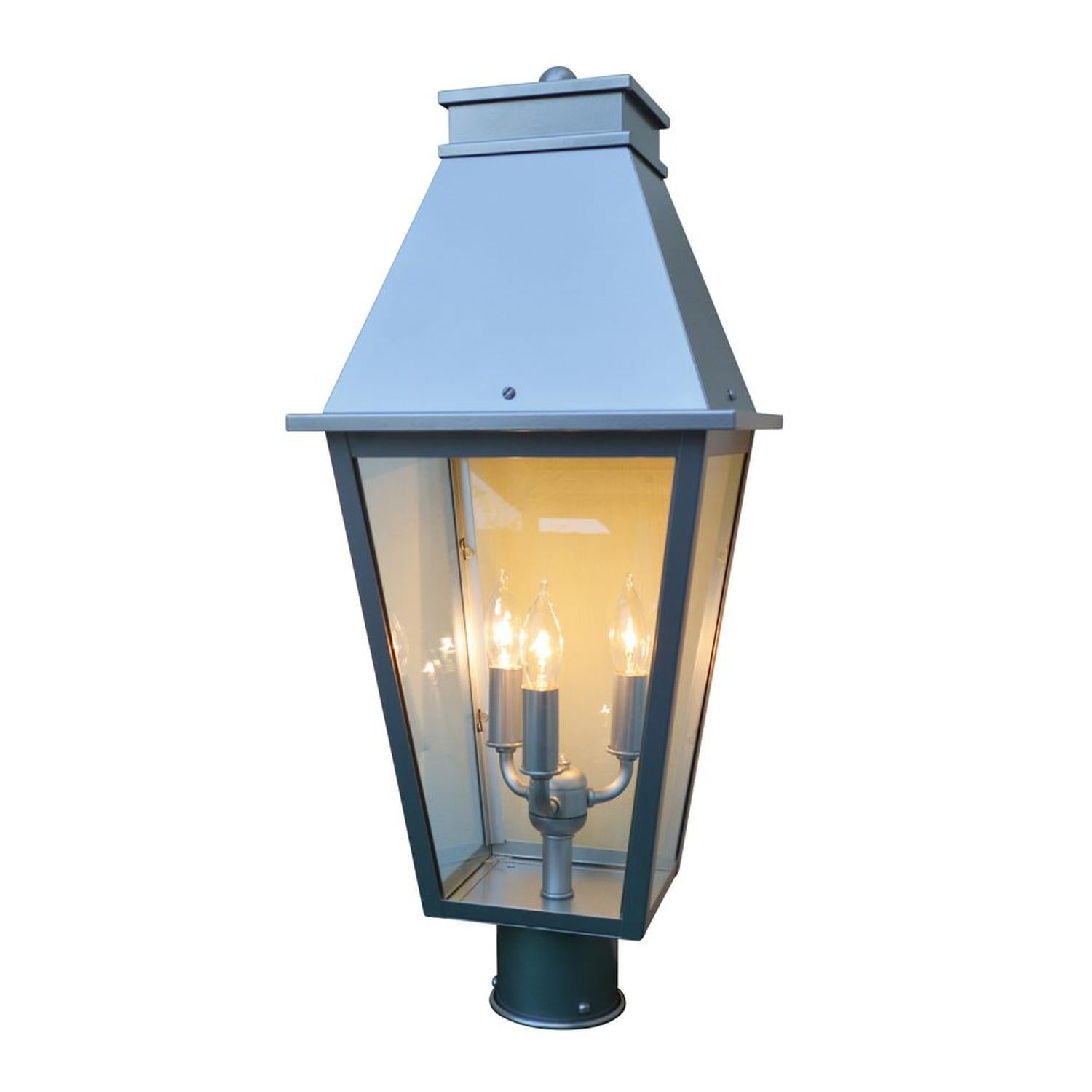 10″ Croydon Post Mount - CRP-10CLR-P - Pewter by Arroyo Craftsman