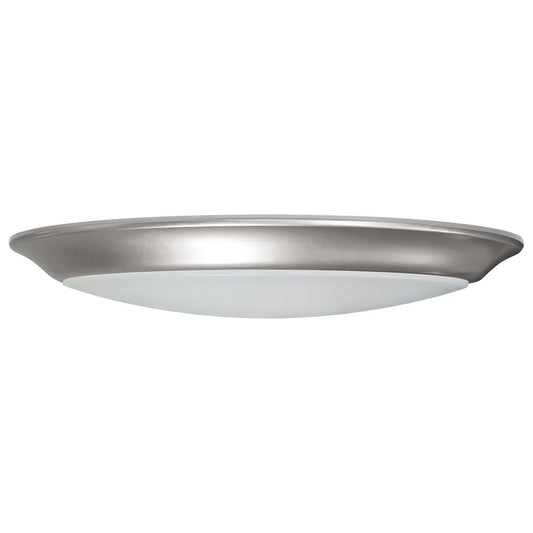 10 inch - LED Disk Light - 5-CCT Selectable 27K/3K/35K/4K/5K - Brushed Nickel Finish - Satco 62-1812