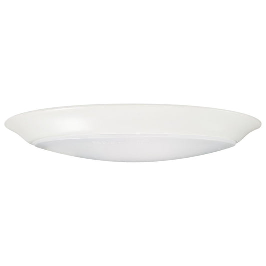10 inch - LED Disk Light - 6 Unit Contractor Pack - 5-CCT Selectable 27K/3K/35K/4K/5K - White Finish - Satco 62-1810