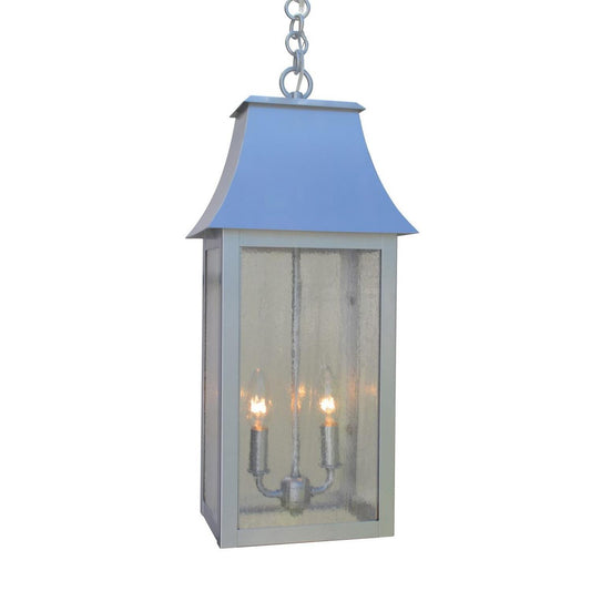 10″ Orpington Pendant - ORH-10CS-P - Pewter by Arroyo Craftsman