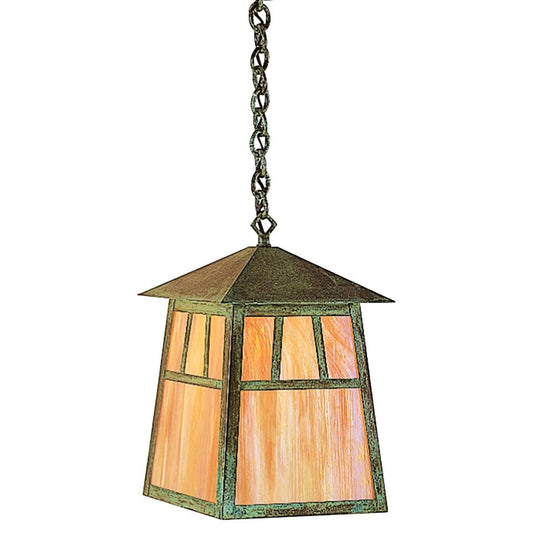 10″ Raymond Pendant - RH-10GW-VP - Verdigris Patina by Arroyo Craftsman