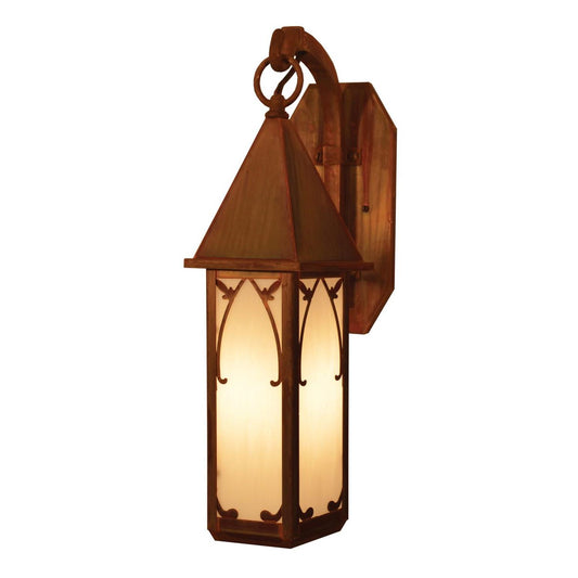 10″ Saint George Wall Mount - SGB-10WO-RC - Raw Copper by Arroyo Craftsman