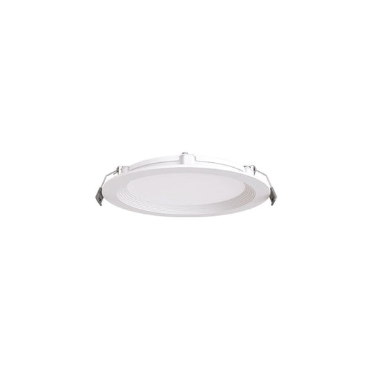 10 Watt 6 Inch LED Multifit Flat Round Recessed Downlight - 800 Lumens - 27K/3K/35K/4K/5K Selectable CCT - 90 CRI - 120-277V by Green Creative