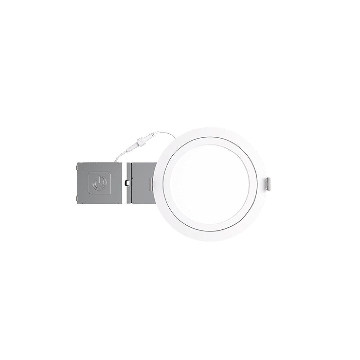 10 Watt 6 Inch LED Multifit Gimbal Recessed Downlight - 800 Lumens - 27K/3K/35K/4K/5K Selectable CCT - 90 CRI - 120-277V by Green Creative