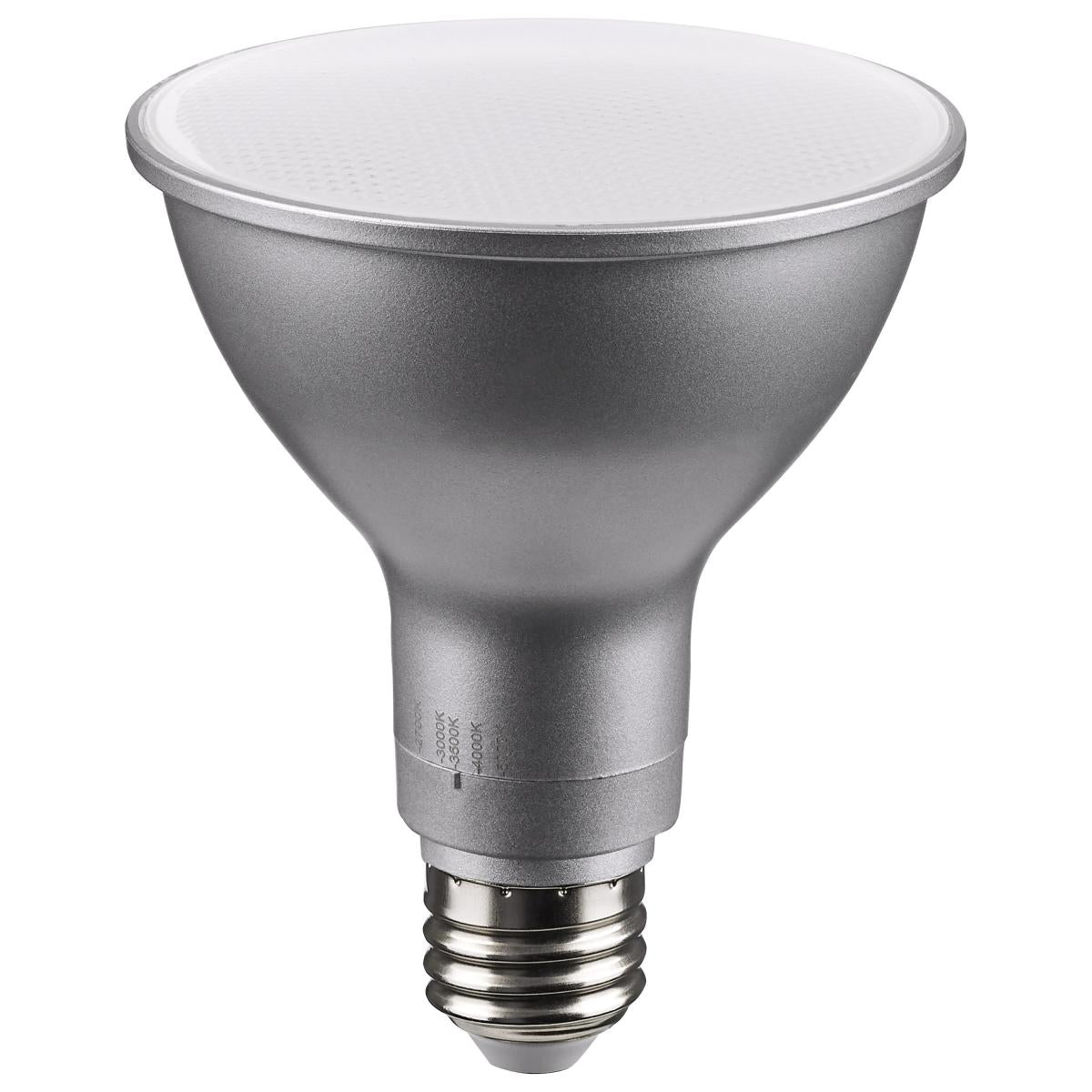 11W LED PAR30 Long Neck Bulb, 1000 Lumens, CCT Selectable 2700K-5000K, Dimmable, 25,000 Hour Lifespan