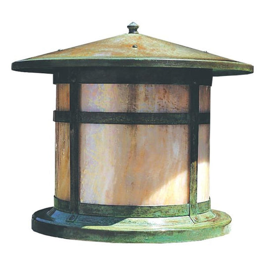 11″ Berkeley Column Mount - BC-11GW-VP - Verdigris Patina by Arroyo Craftsman