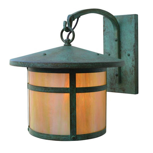 11″ Berkeley Wall Mount - BB-11GW-VP - Verdigris Patina by Arroyo Craftsman